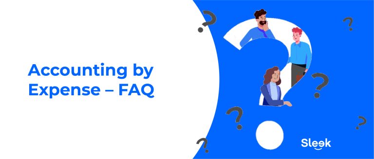 accounting by expense faq