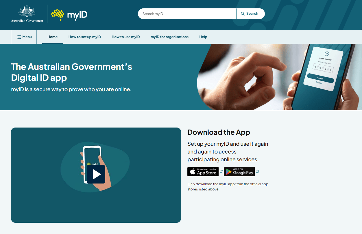 myID setup