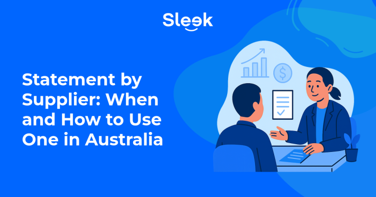 statement by supplier illustration