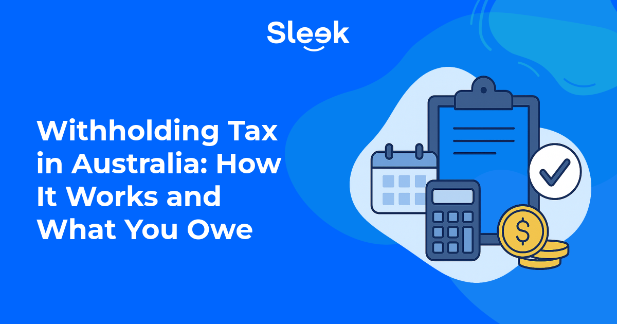 a contractor reviewing an invoice where tax has been withheld before payment