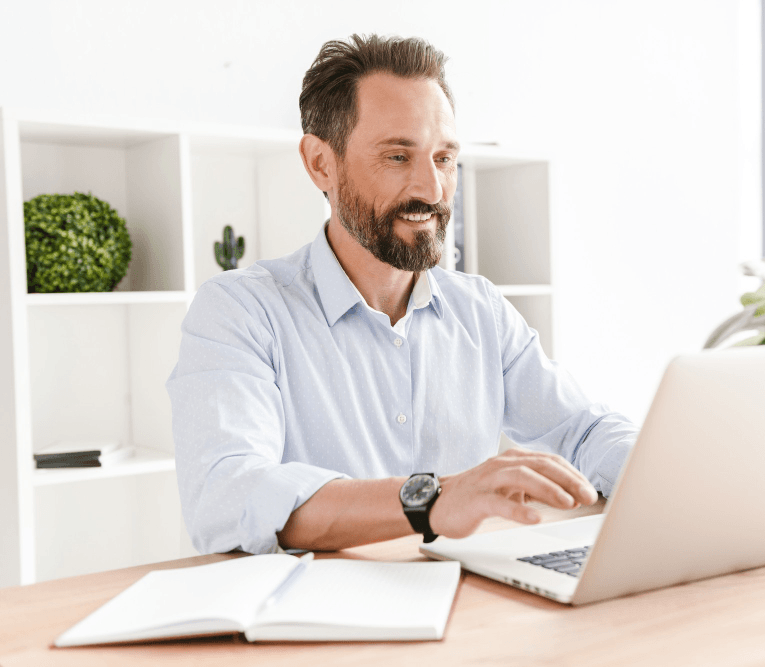 Working in the office