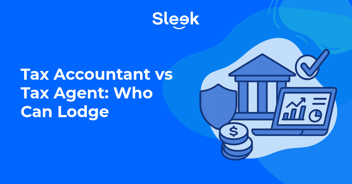 tax accountant vs tax agent illustration