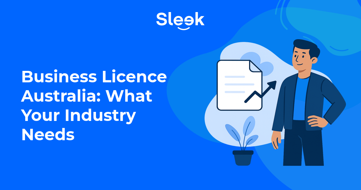 business licence australia illustration