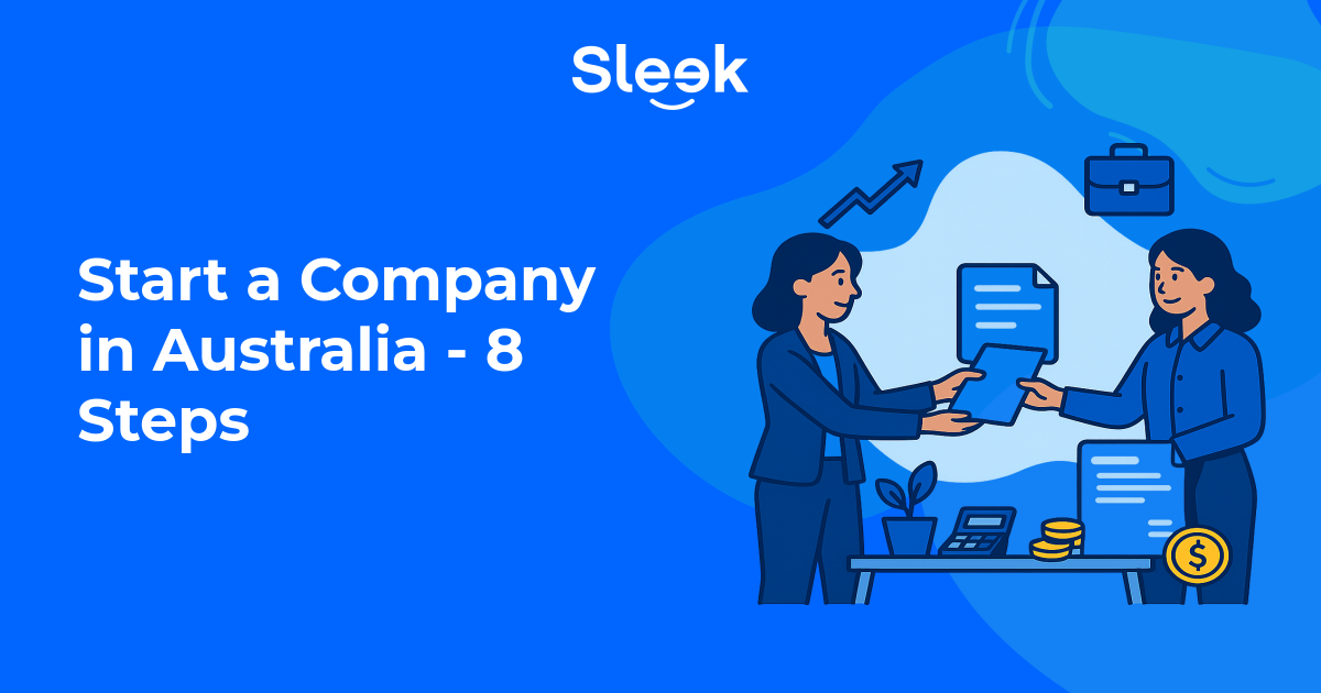 how to start a company in australia illustration