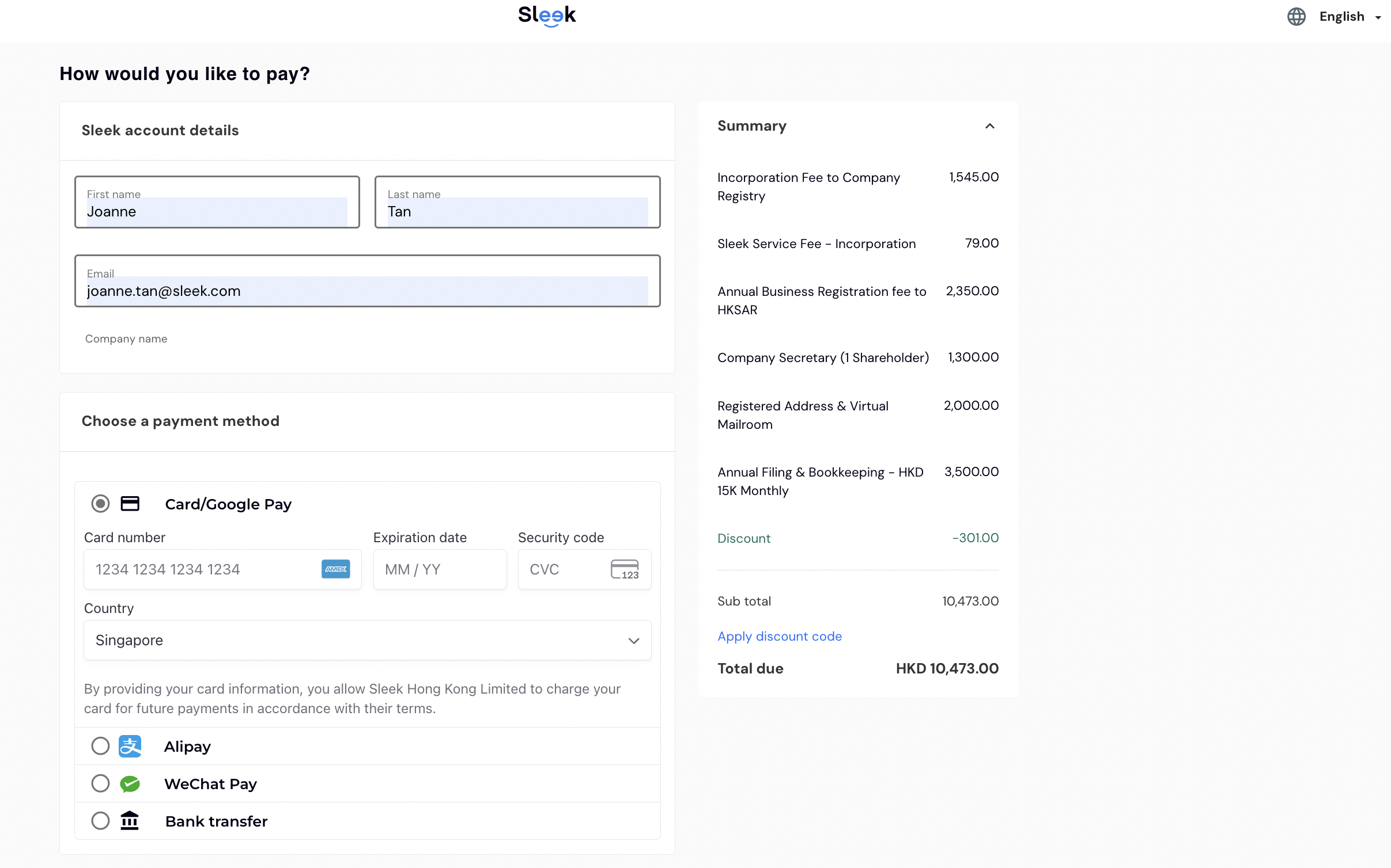 app-sleek-hk-acquisition-package-incorp-starter-payment-method