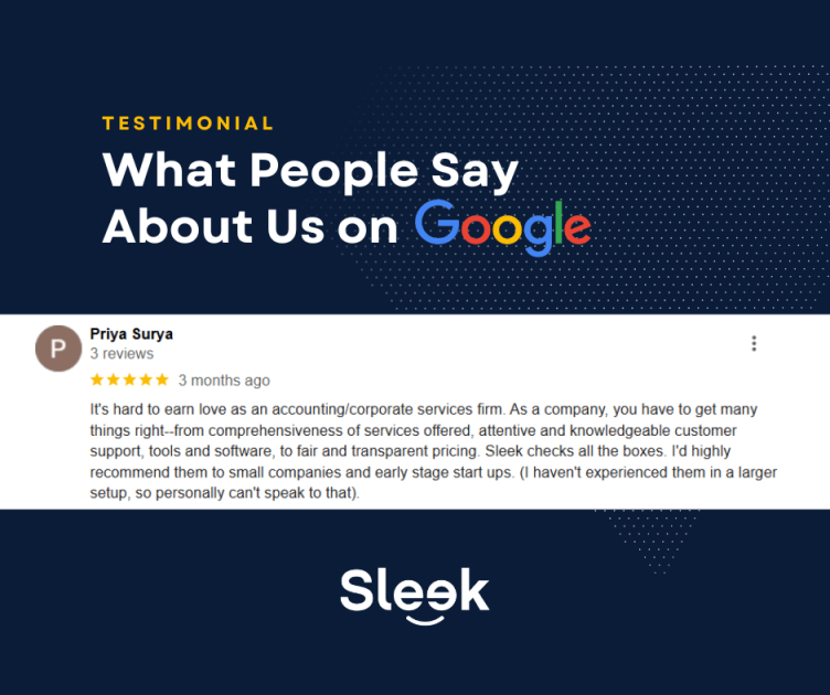 Sleek SG Customer Testimonial