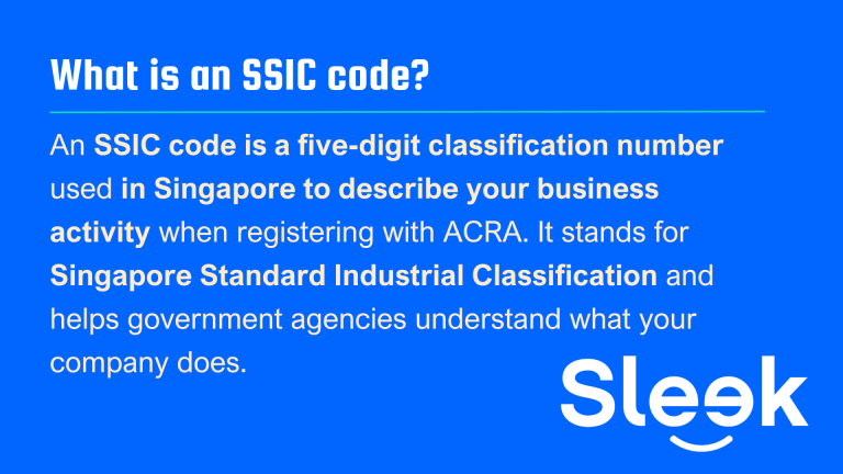 SSIC Codes Singapore: Full 2026 List & Guide | Sleek