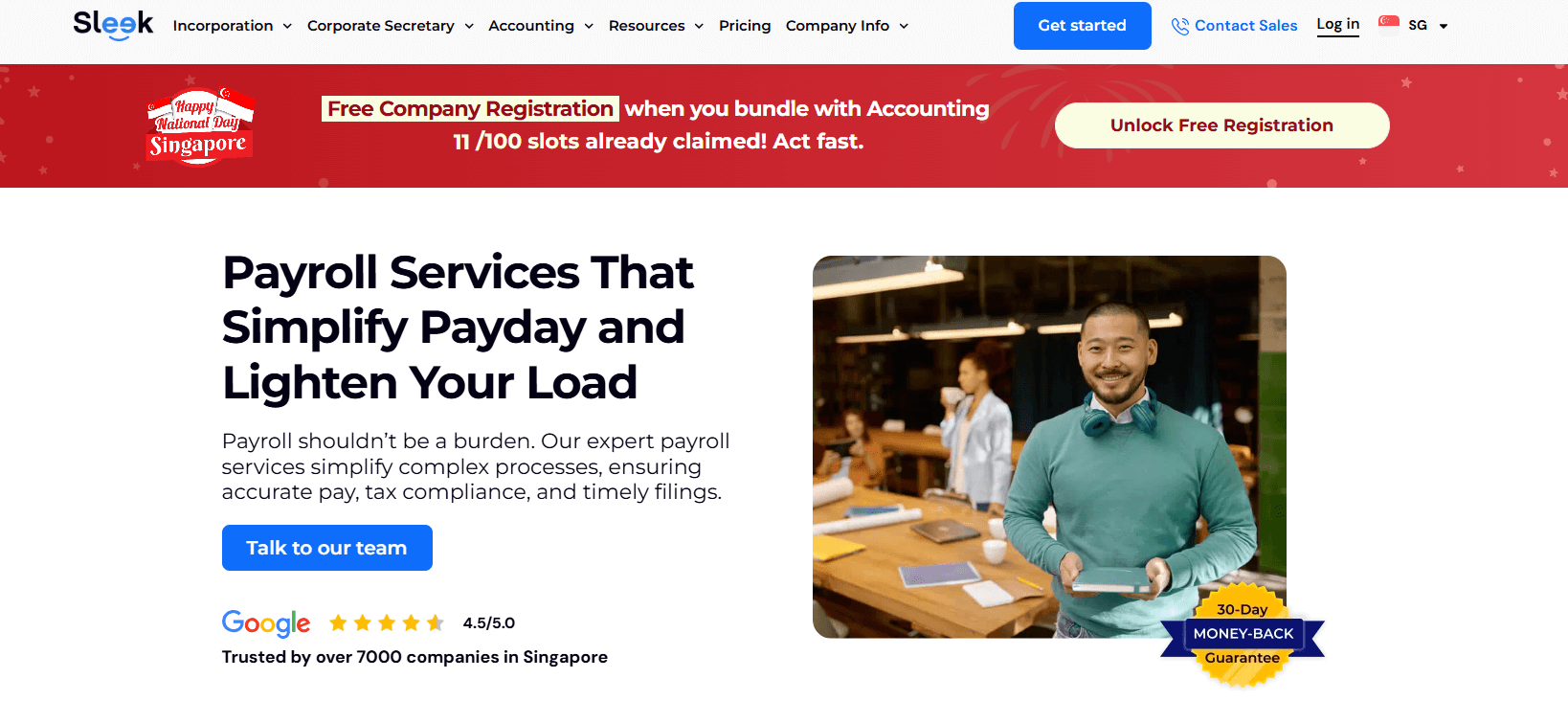 Sleek - Best payroll service provider in Singapore