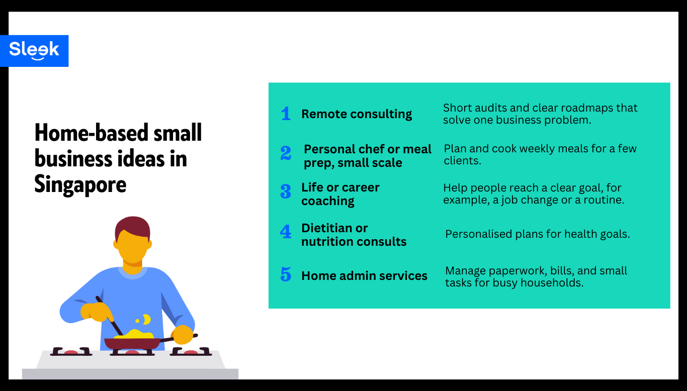 Home-based small business ideas in Singapore