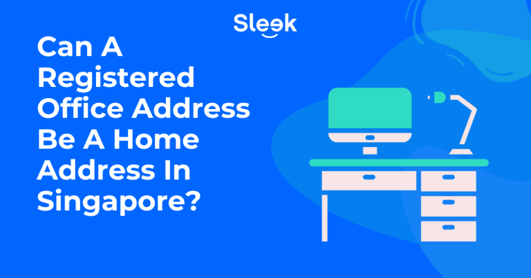 Can a registered office address be a home address in Singapore