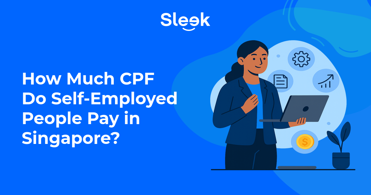 how much cpf do self-employed people pay in singapore illustration