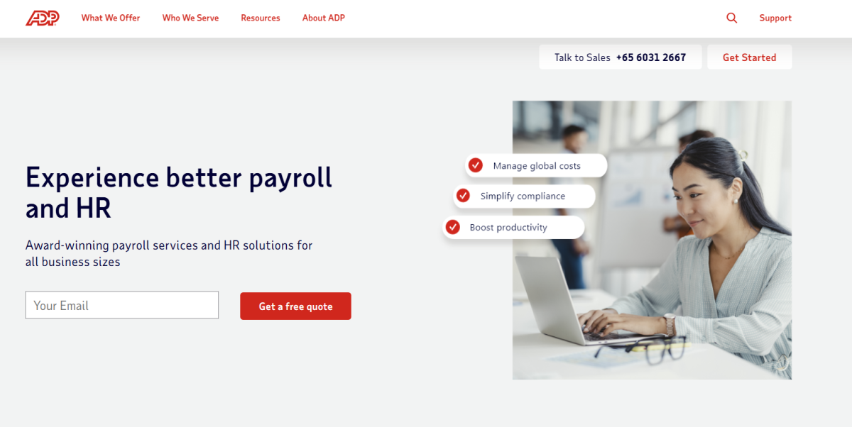 #2 ADP Singapore Payroll Services: 5 Best Payroll Service Provider List Singapore
