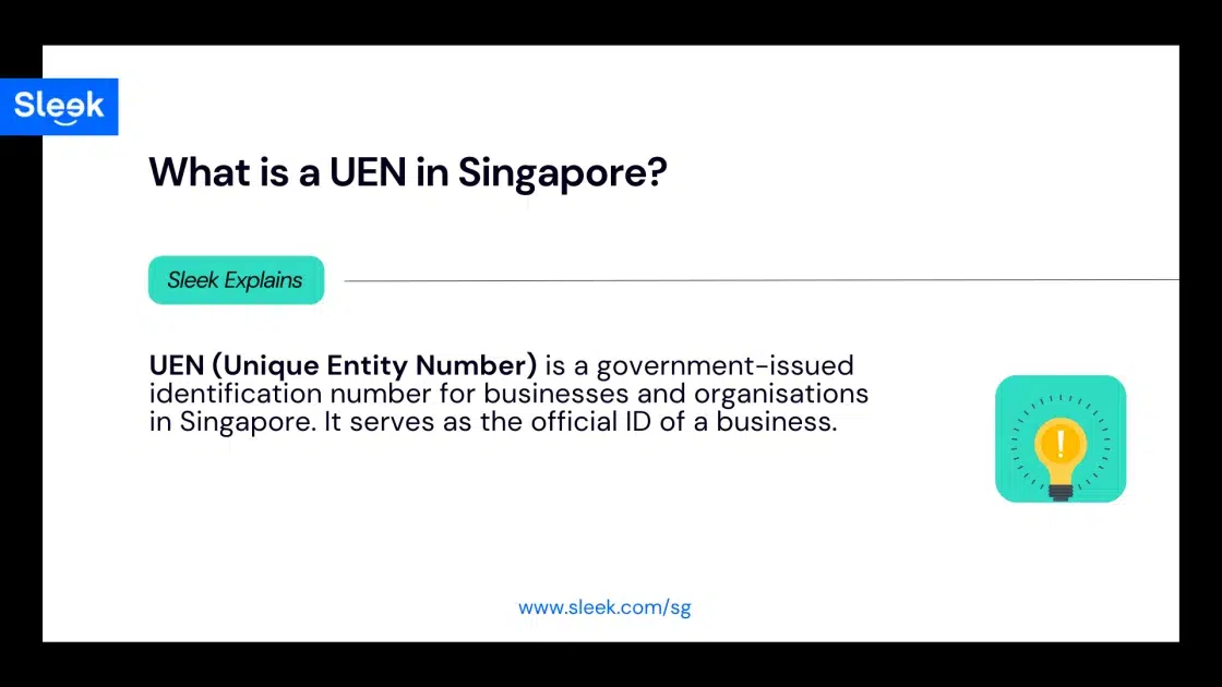 What is UEN or Unique Entity Number?