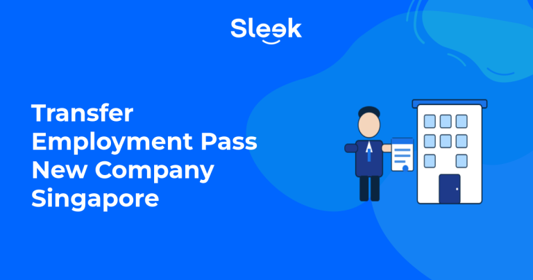 transfer employment pass new company illustration