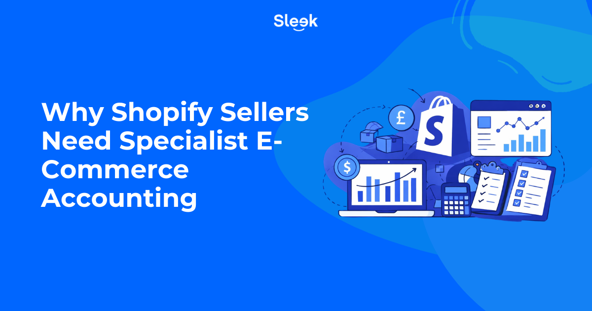 Why Shopify sellers need specialist ecommerce accounting with VAT compliance, profit tracking and Shopify financial reporting