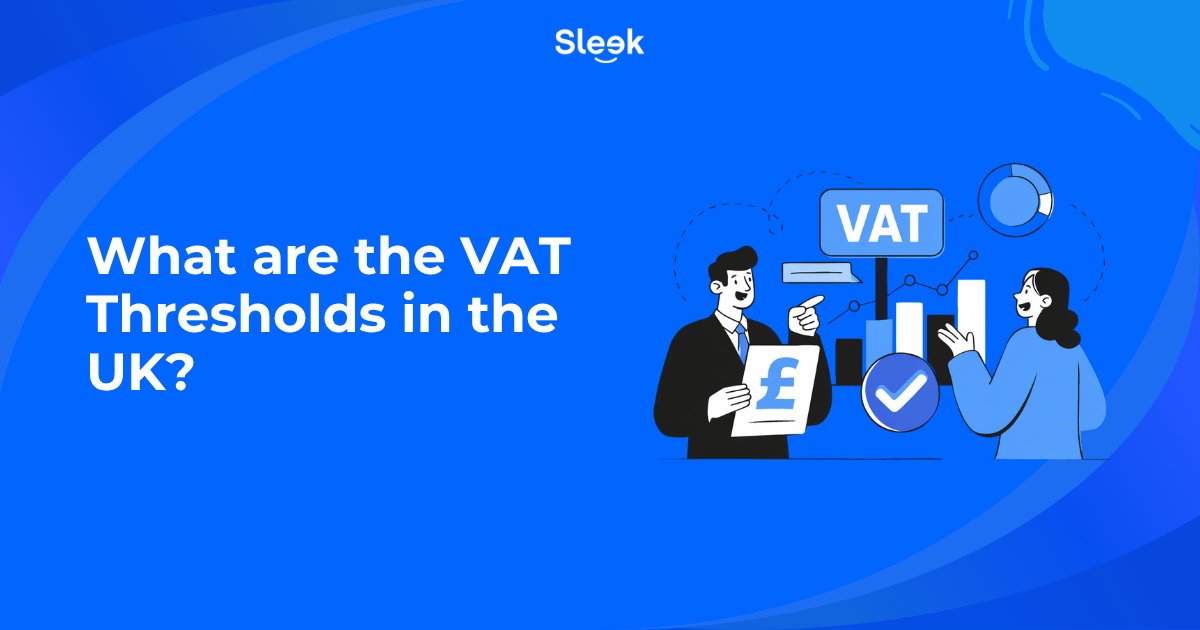 VAT threshold UK blog thumbnail with figures, charts and pound symbol illustration