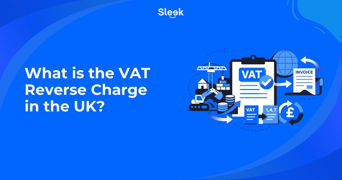 What is the VAT reverse charge in the UK explained with construction and invoice flow illustration