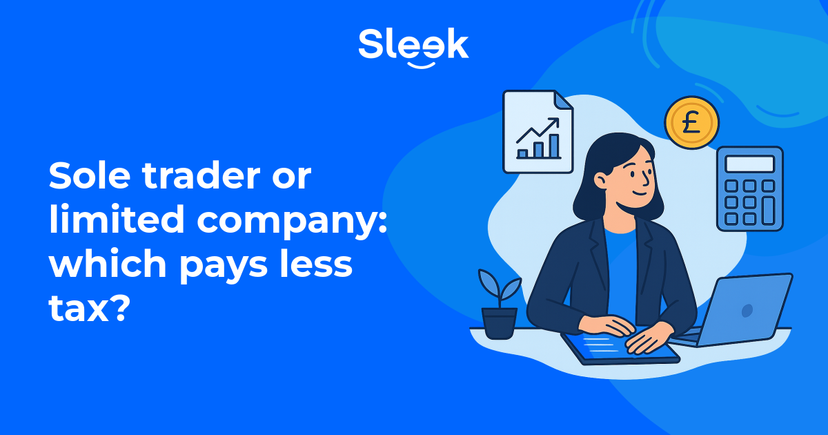 sole trader vs limited company tax illustration