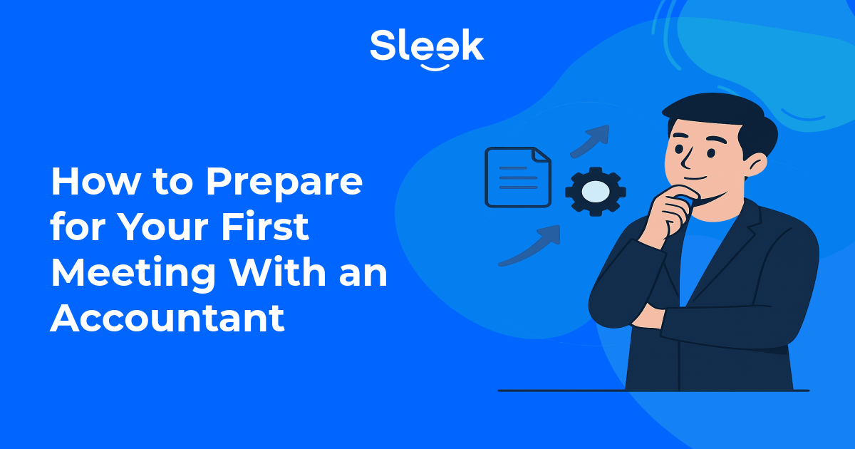 first meeting with an accountant illustration